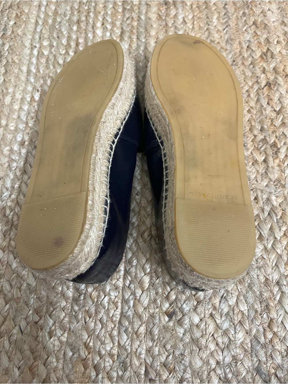 Tory Burch Purple Patent Leather Ines Espadrille Flats - Picture 12 of 15
